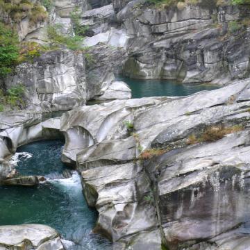 Vista degli Orridi di Uriezzo