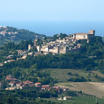 Landscape in the surroundings of Gradara