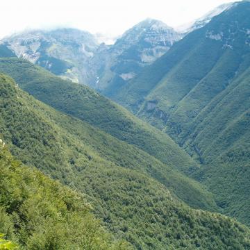 Panorama della Valle Orfento