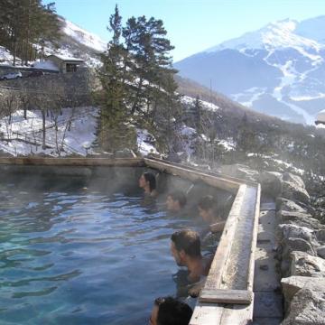 landscape of bagni di bormio