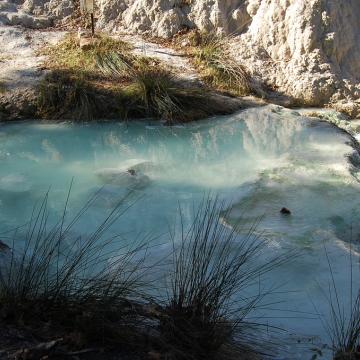 view of Bagni San Filippo