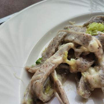 a plate of pizzoccheri from Valtellina