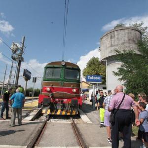 Il trenino storico a Telese