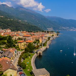 landscape of Lake Maggiore