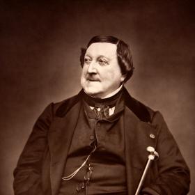 ritratto del compositore Rossini