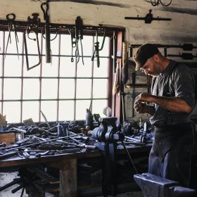 Blacksmith in Bormio