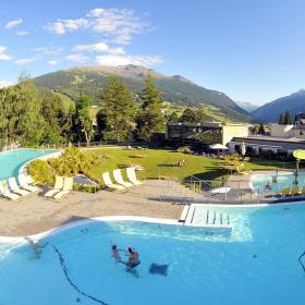 View of Bormio Valtellina baths
