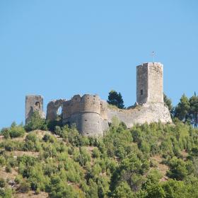 a view of Castello Cantelmo in Popoli
