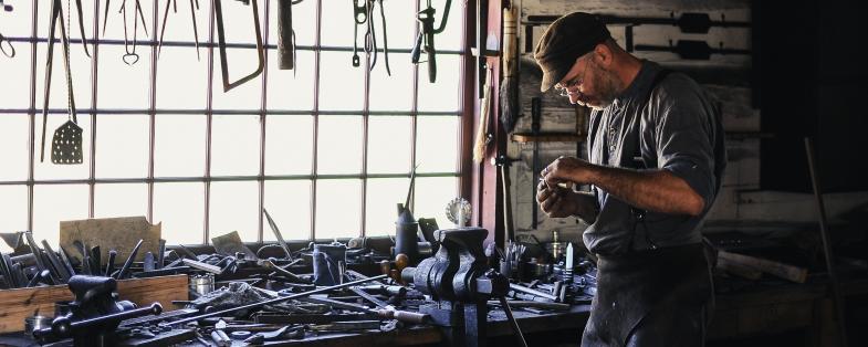 Blacksmith in Bormio