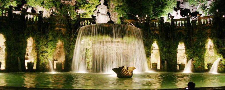 Villa d'Este di notte
