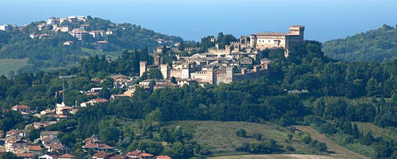 Landscape in the surroundings of Gradara