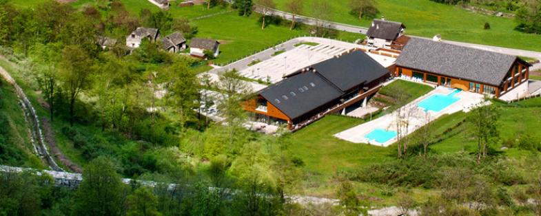 landscape of Premia spa in Val d'Ossola