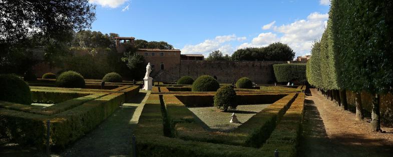 siepi geometriche degli Horti Leonini