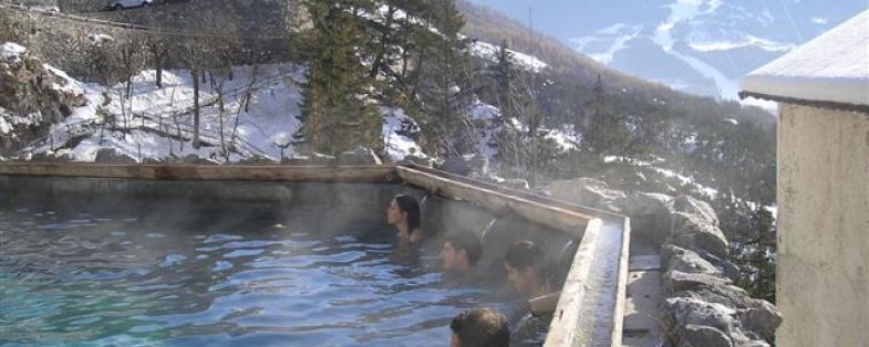 landscape of bagni di bormio