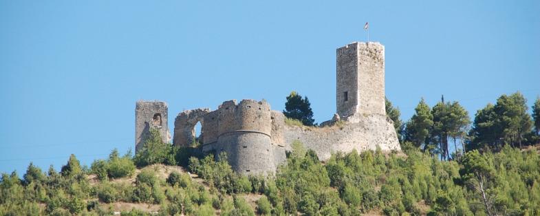 a view of Castello Cantelmo in Popoli