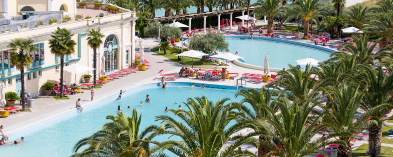 Piscina esterna delle Terme di Tivoli