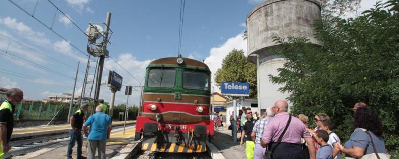 Il trenino storico a Telese