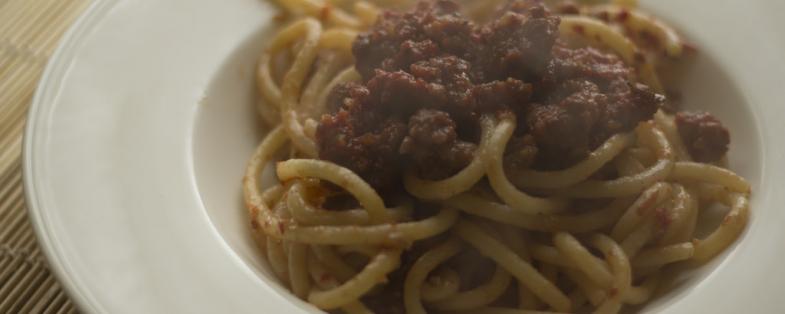 un delizioso piatto di pici un delizioso piatto di pici