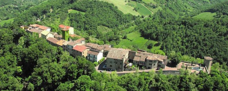 Panorama del borgo di Frontino